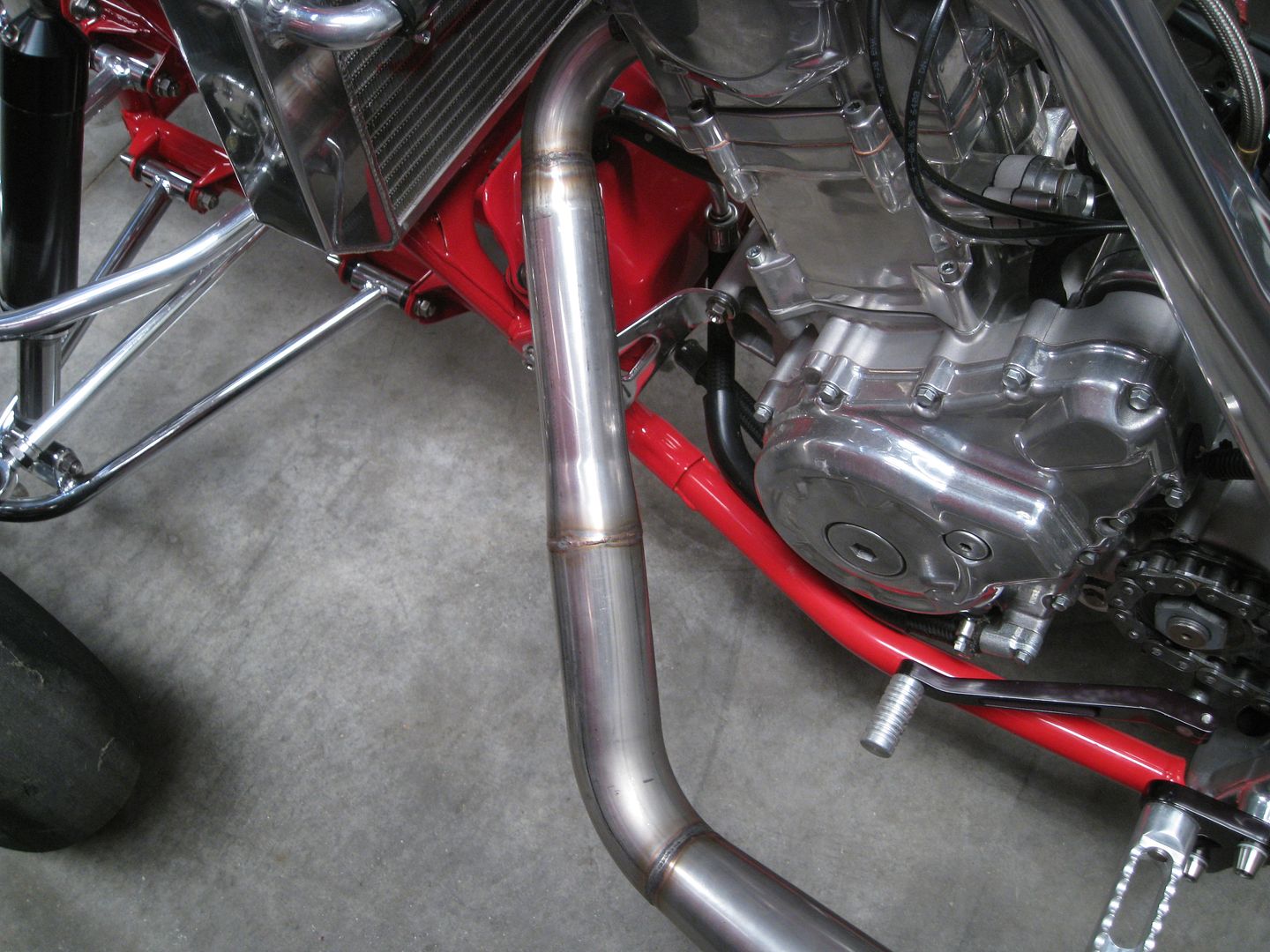 Drag Racing Exhaust