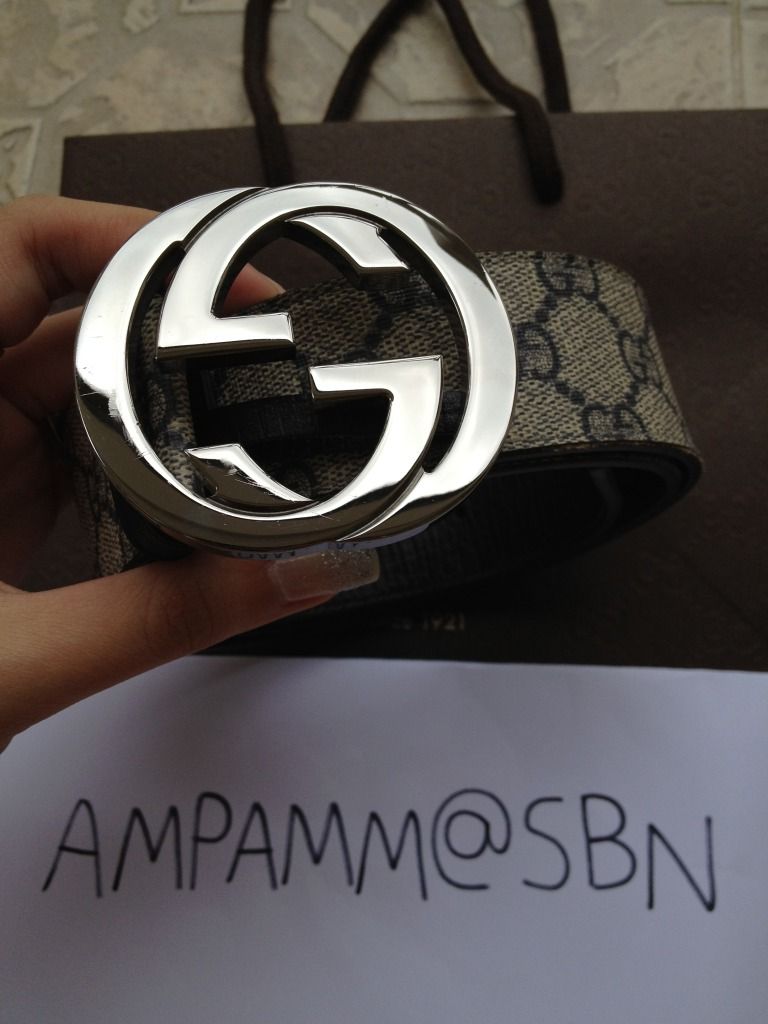 ขาย GUCCI MEN BELT SECOND HAND ขายเข็มขัดGUCCI ชาย มือสอง