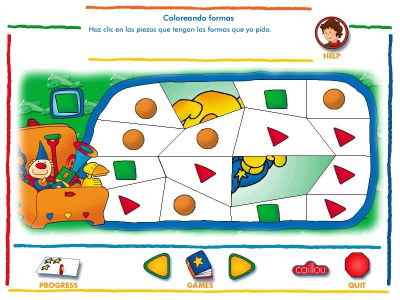 imagen5 - Caillou Preescolar (Pc - Educativo - Español)