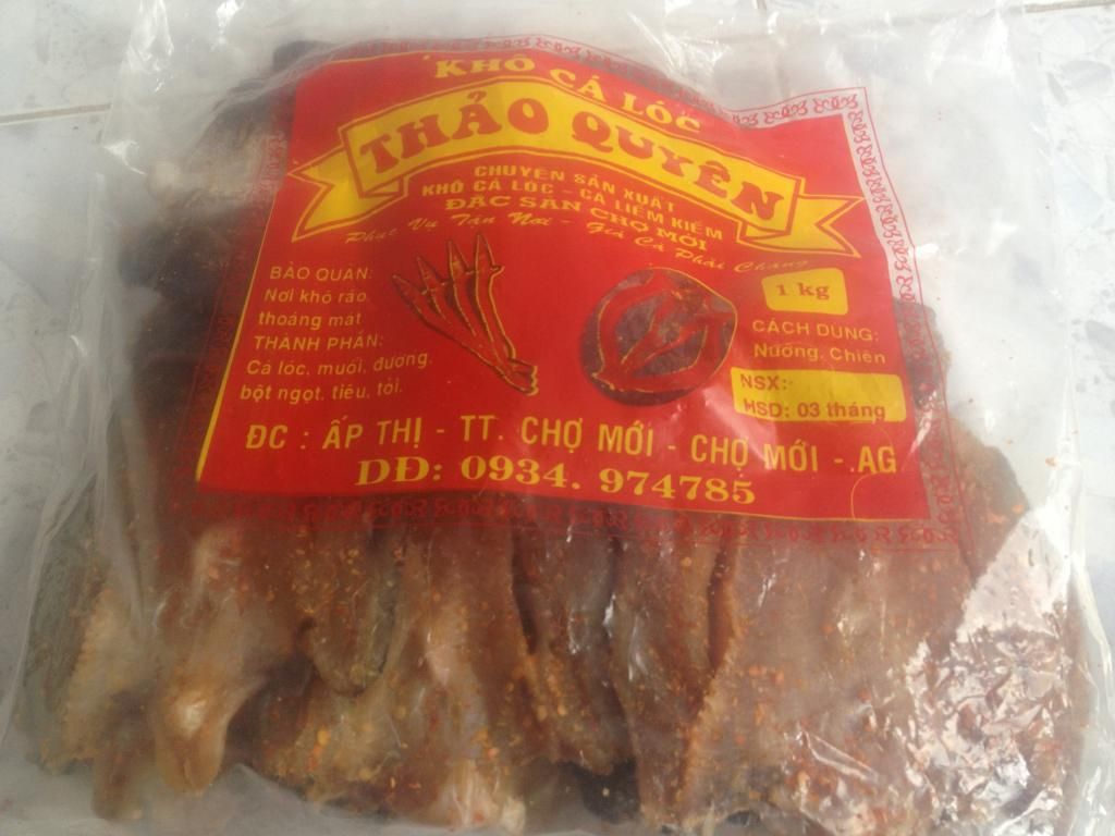 Đặc Sản Khô Cá Lóc.Chợi Mới An Giang