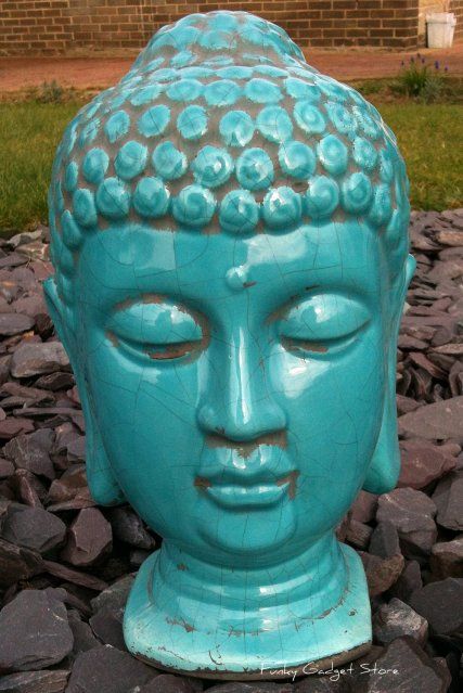 large plastic buddha