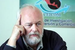 Wim Dierckxsems, economista holandés. Foto: Diario Co Latino/Juan Carlos Villafranco