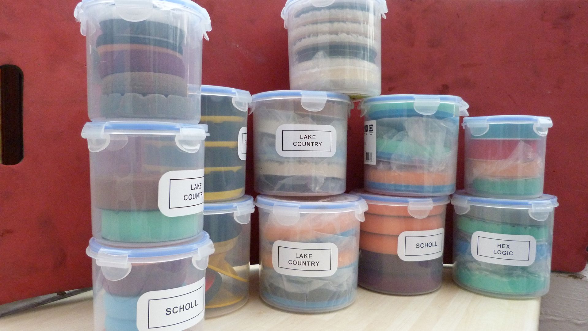 polishing pad storage Detailing World Forum