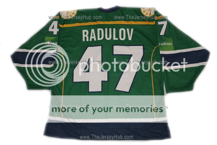 Salavat Gagarin Cup Russian Hockey Jersey Radulov DK X  