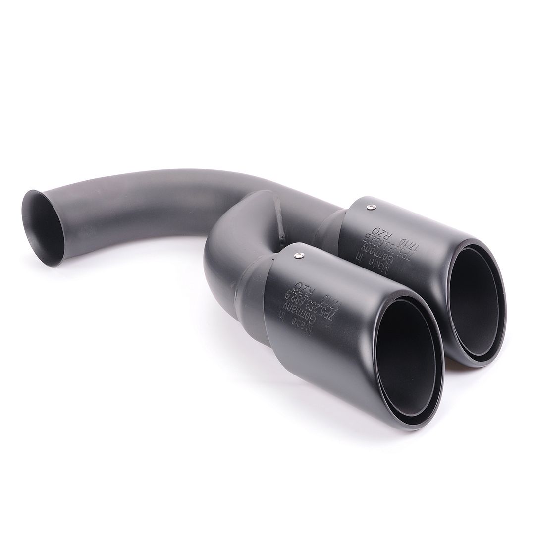 EFL New Stainless Steel Exhaust Pipe Muffler Tip Set For 2014-2018 Porsche Macan