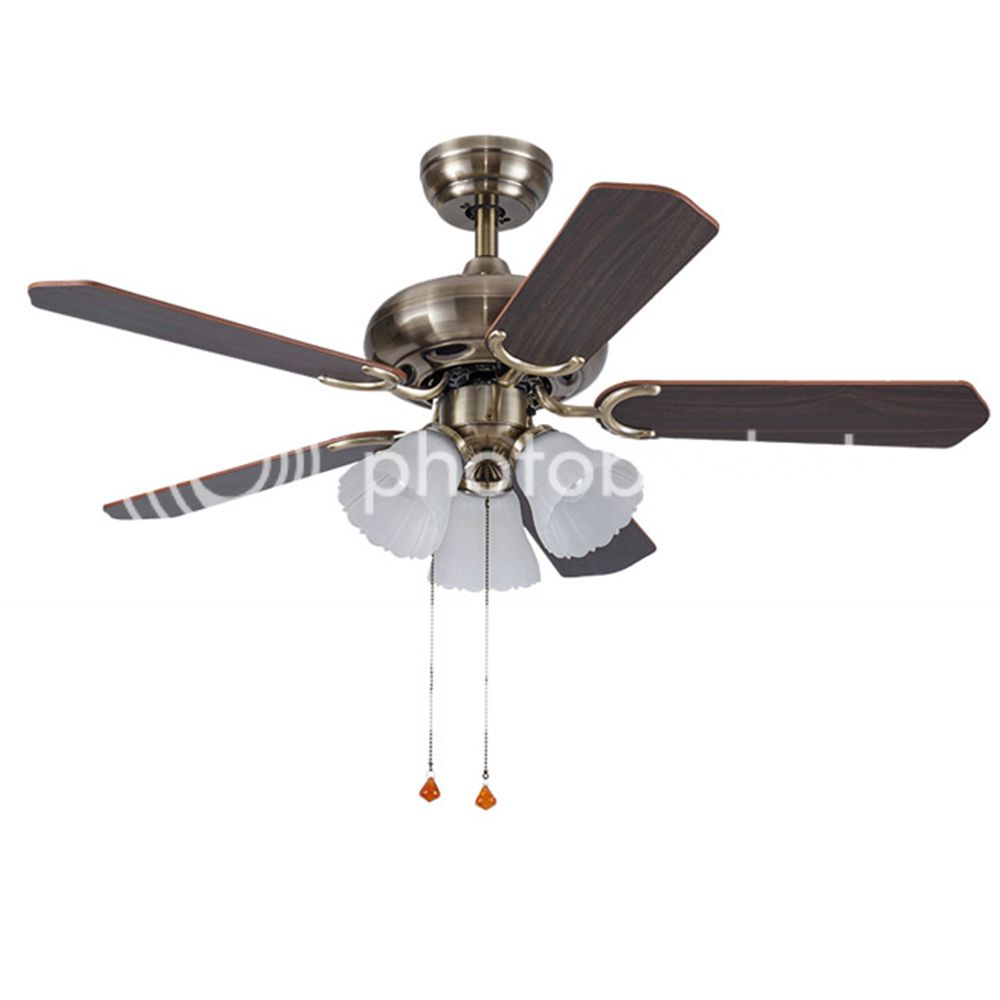 Details About Glf 48 Ceiling Fan With Light 5 Blades Reversible Remote Control Kit Chandelier