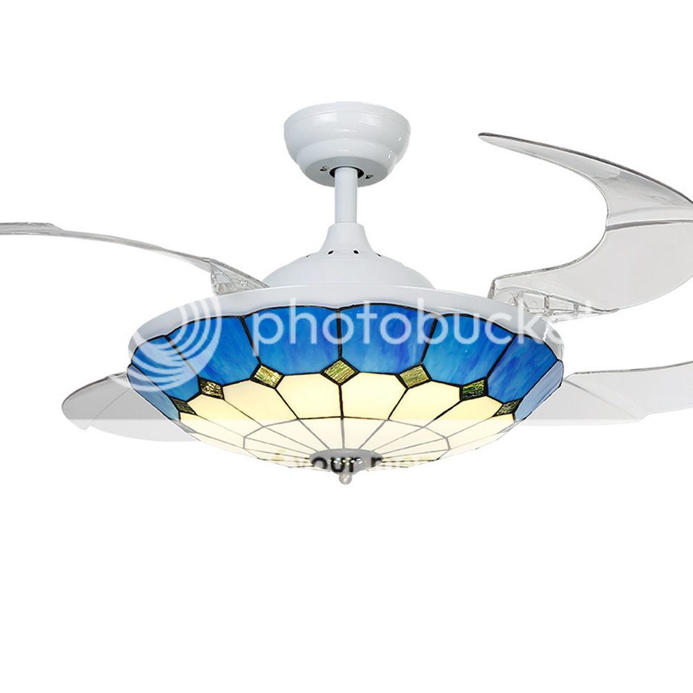 Vi Ceiling Fan Lights 42 Hanging Lamp Led Remote Control