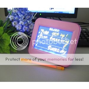 Light up Clear Board for Memo Message office home [HM19  