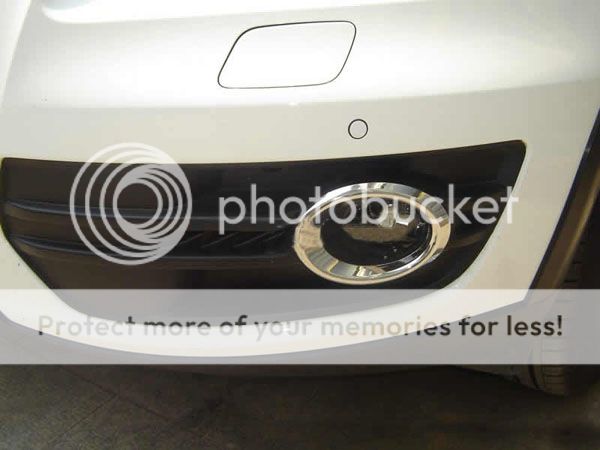 Super ABS Kunststoff Nebelscheinwerfer Ringe Umrandung Für Audi Q5
