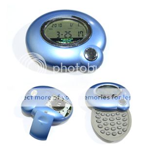 World Time Alarm Clock Calendar Calculator Timer [HM45]  