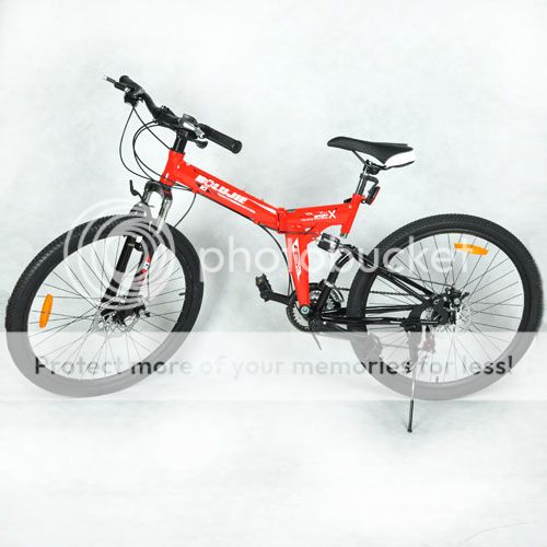 New 26 inches Frame High Carbon Steel Folding Bicycle Mountain Bike
