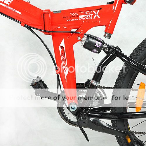 New 26 inches Frame High Carbon Steel Folding Bicycle Mountain Bike